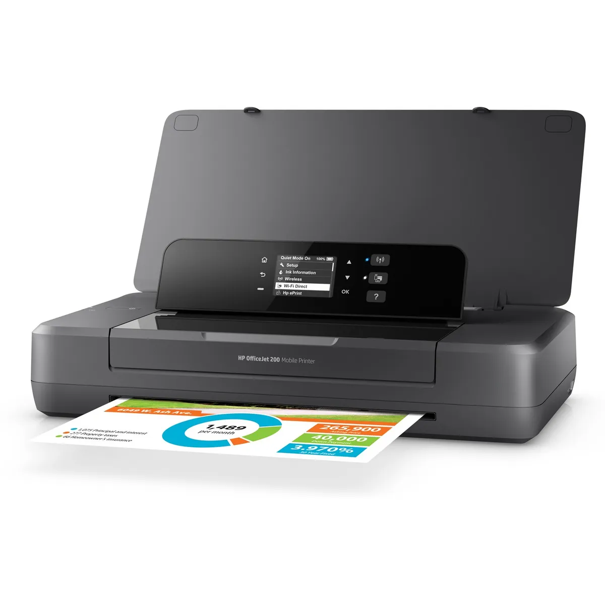 HP - Impresora portátil HP OfficeJet 200
