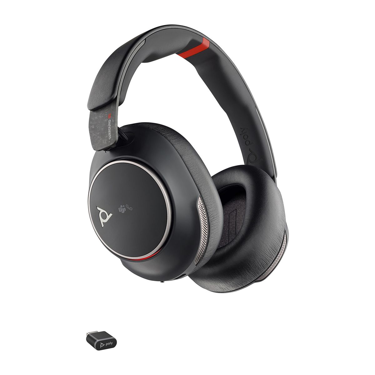 POLY - Audífonos Poly Voyager Surround 85 UC USB-C/A con Soporte de Carga