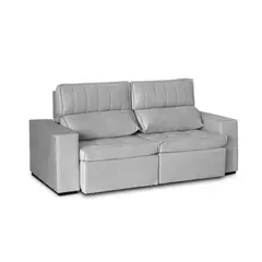 RE DECORA - Sofá Toquio 2 Cuerpos 204 cm Gris claro