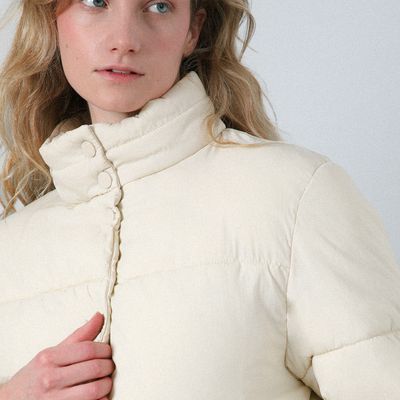 Imagen 2 del producto Puffa Bolsillo Corazón Beige Mujer