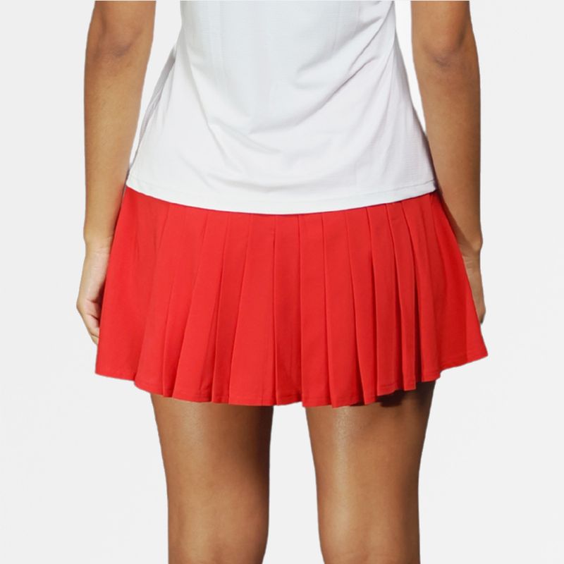OPHIRA - Falda deportiva Cerdeña roja