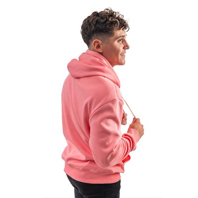 Imagen 2 del producto Polerón de hombre con gorro diseño liso y corte oversize