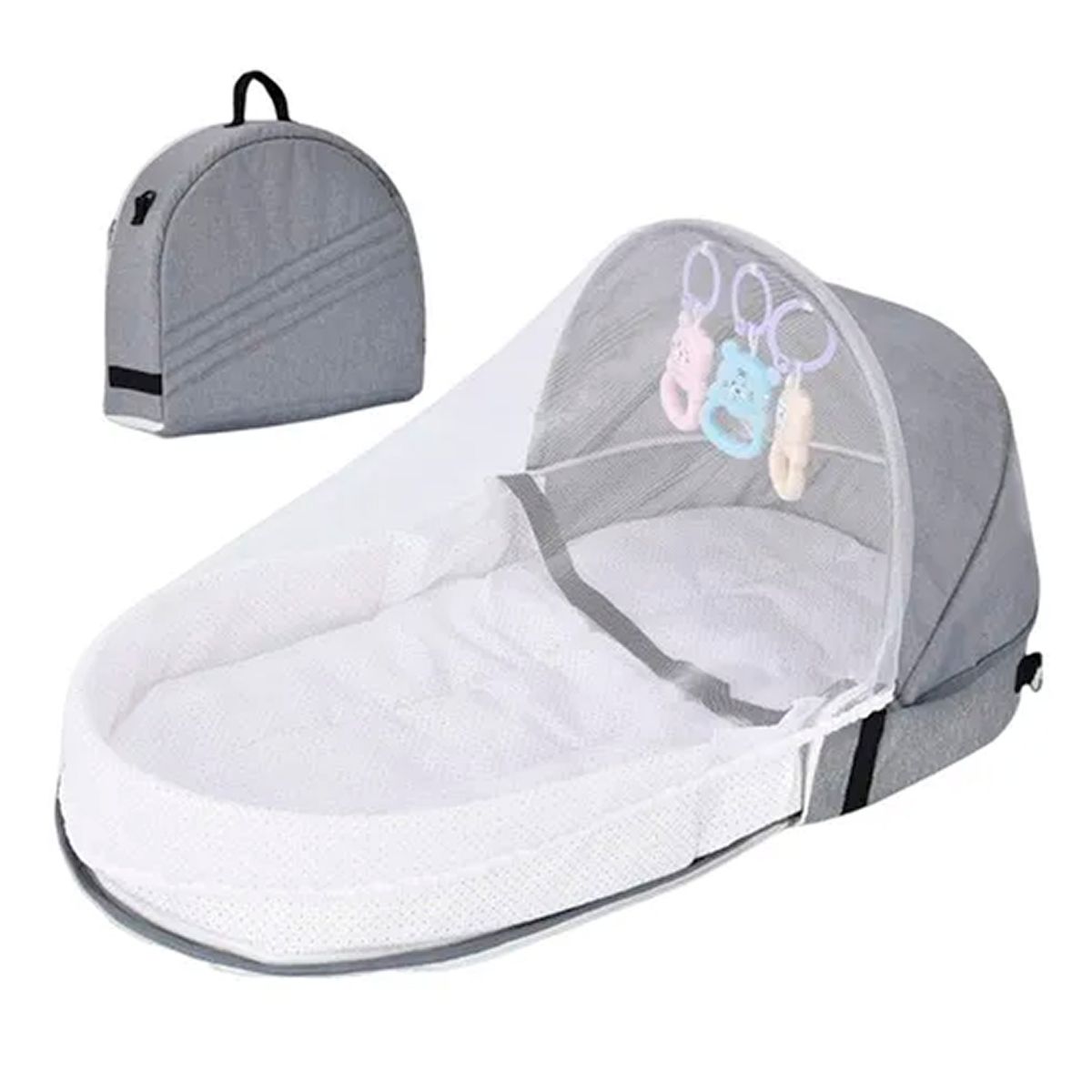 ESHOPANGIE - Cama Moisés Para Bebé Portátil Plegable Con Mosquitera