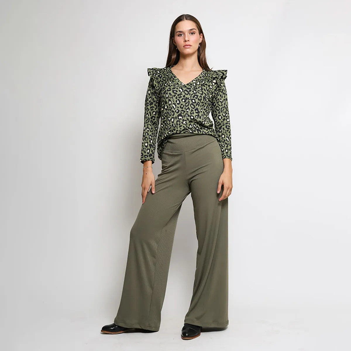 NATALIA SEGUEL - Palazzo Terciopelo Verde Musgo Natalia Seguel