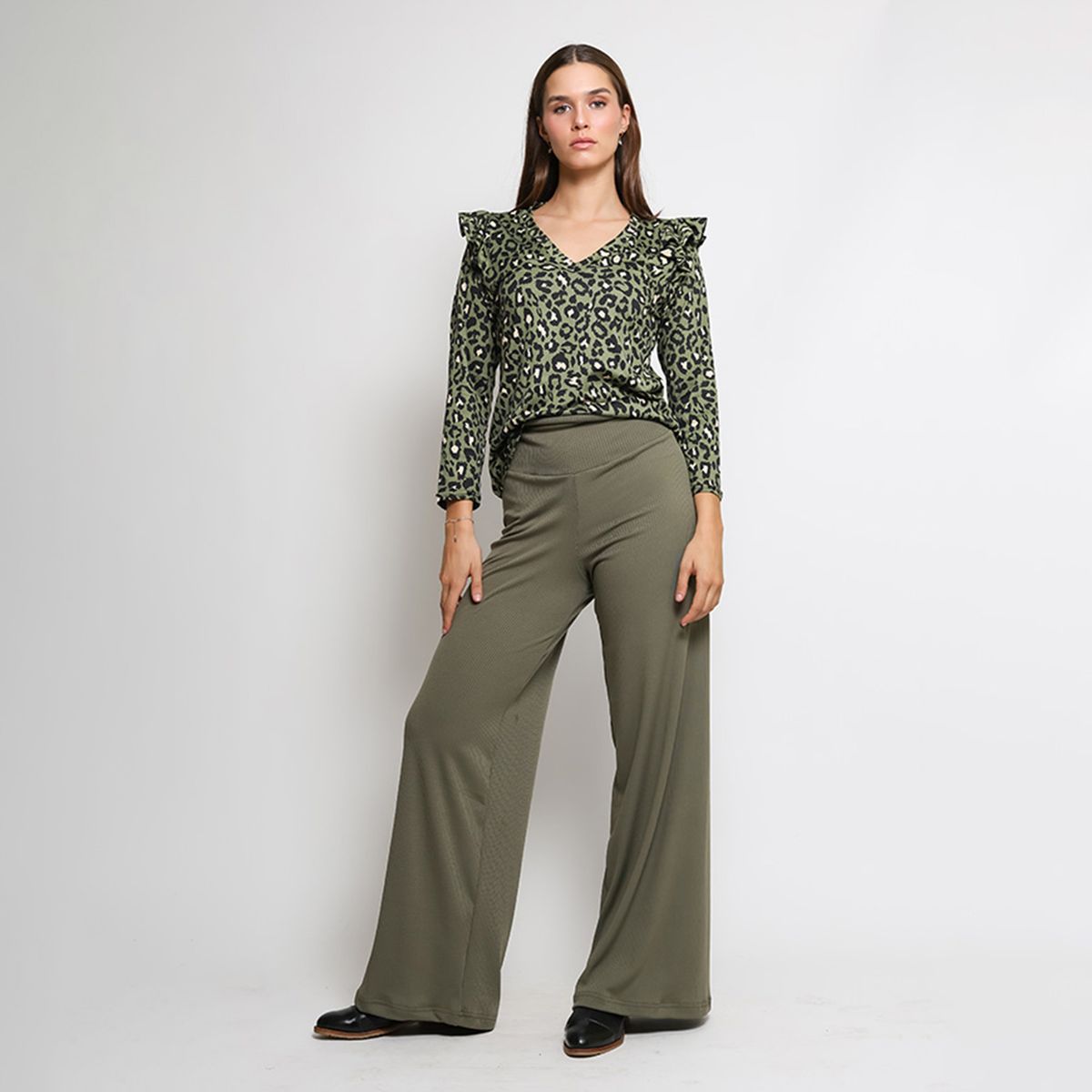 NATALIA SEGUEL - Palazzo Terciopelo Verde Musgo Natalia Seguel