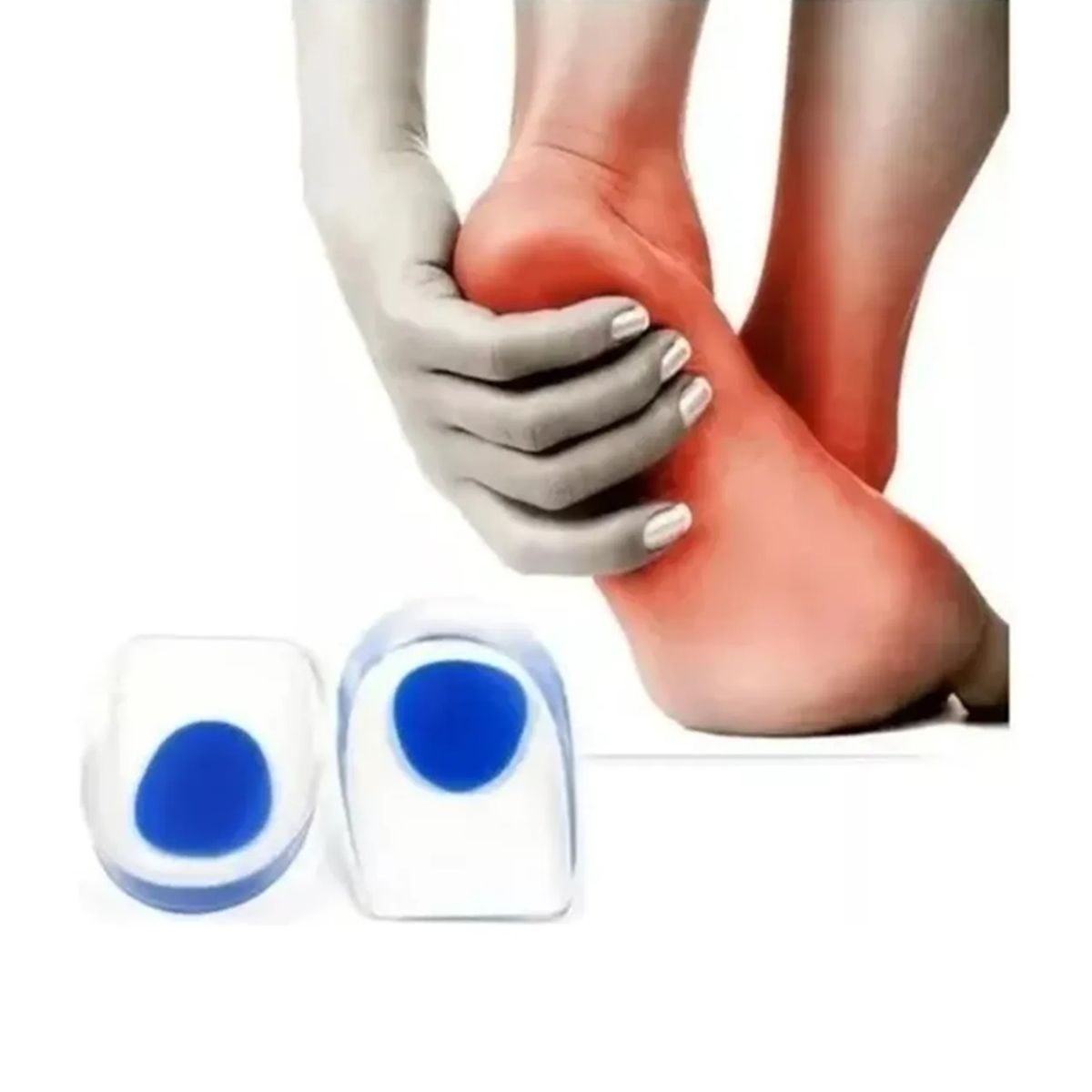 GENERICO - Plantillas Ortopédicas Taloneras Silicona Espolón Facitis