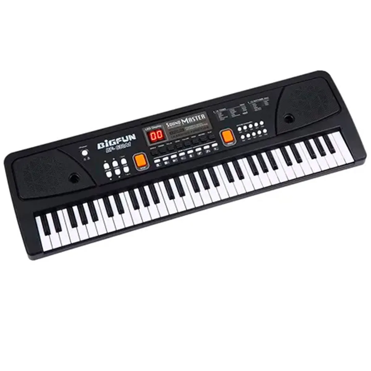 ESHOPANGIE - Piano Teclado Musical Eléctrico De 61 Teclas + Micrófono