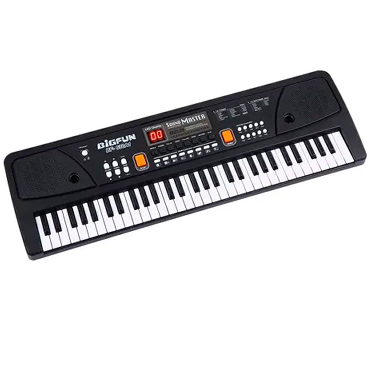 ESHOPANGIE - Piano Teclado Musical Eléctrico De 61 Teclas + Micrófono