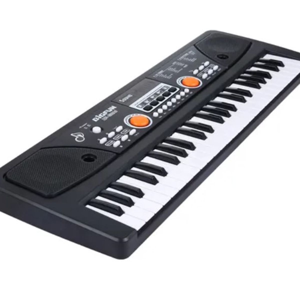 ESHOPANGIE - Piano Teclado Musical Eléctrico De 49 Teclas + Micrófono