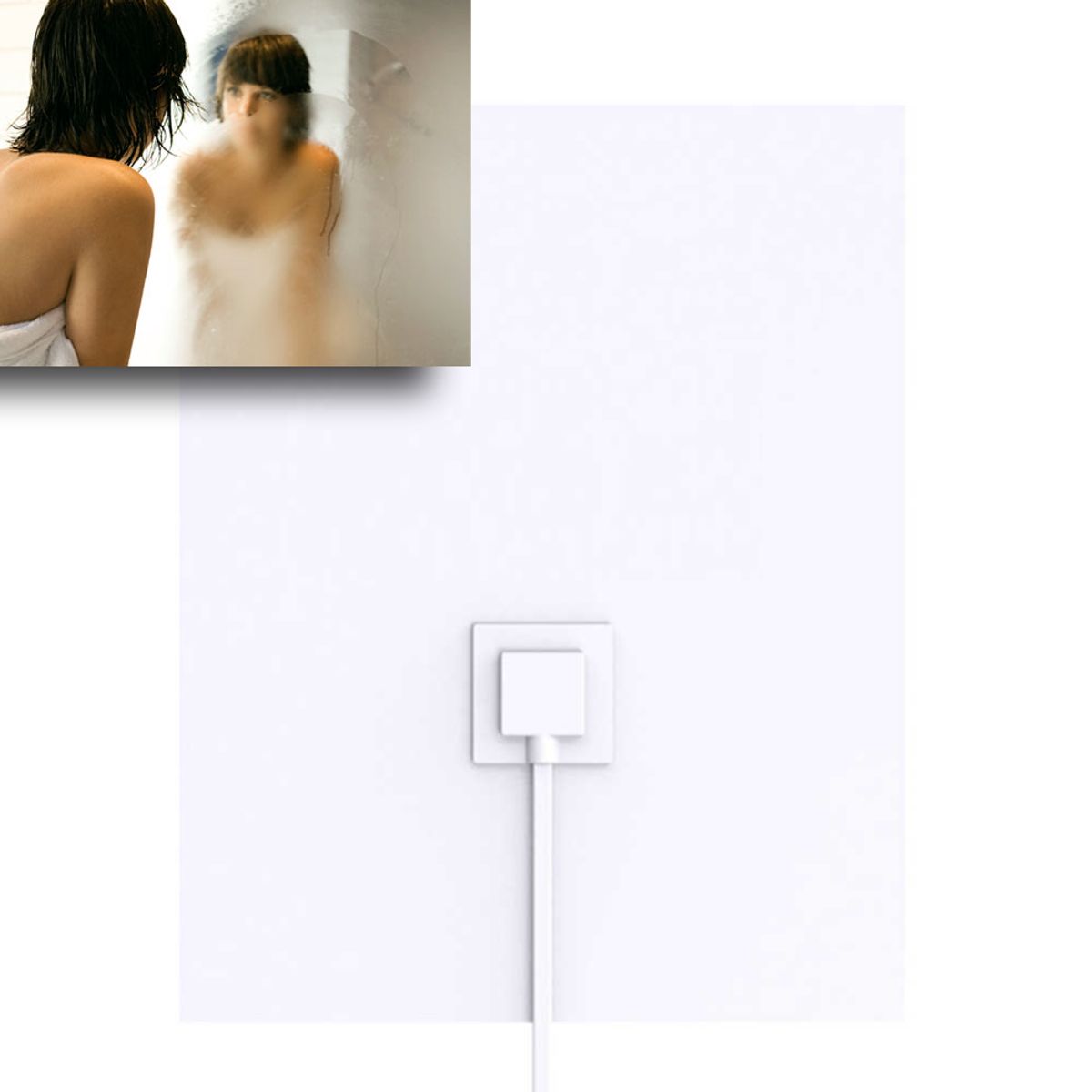 PRIMATERM - Desempañante Espejo Antivaho S 57x27cm 22w PRIMATERM