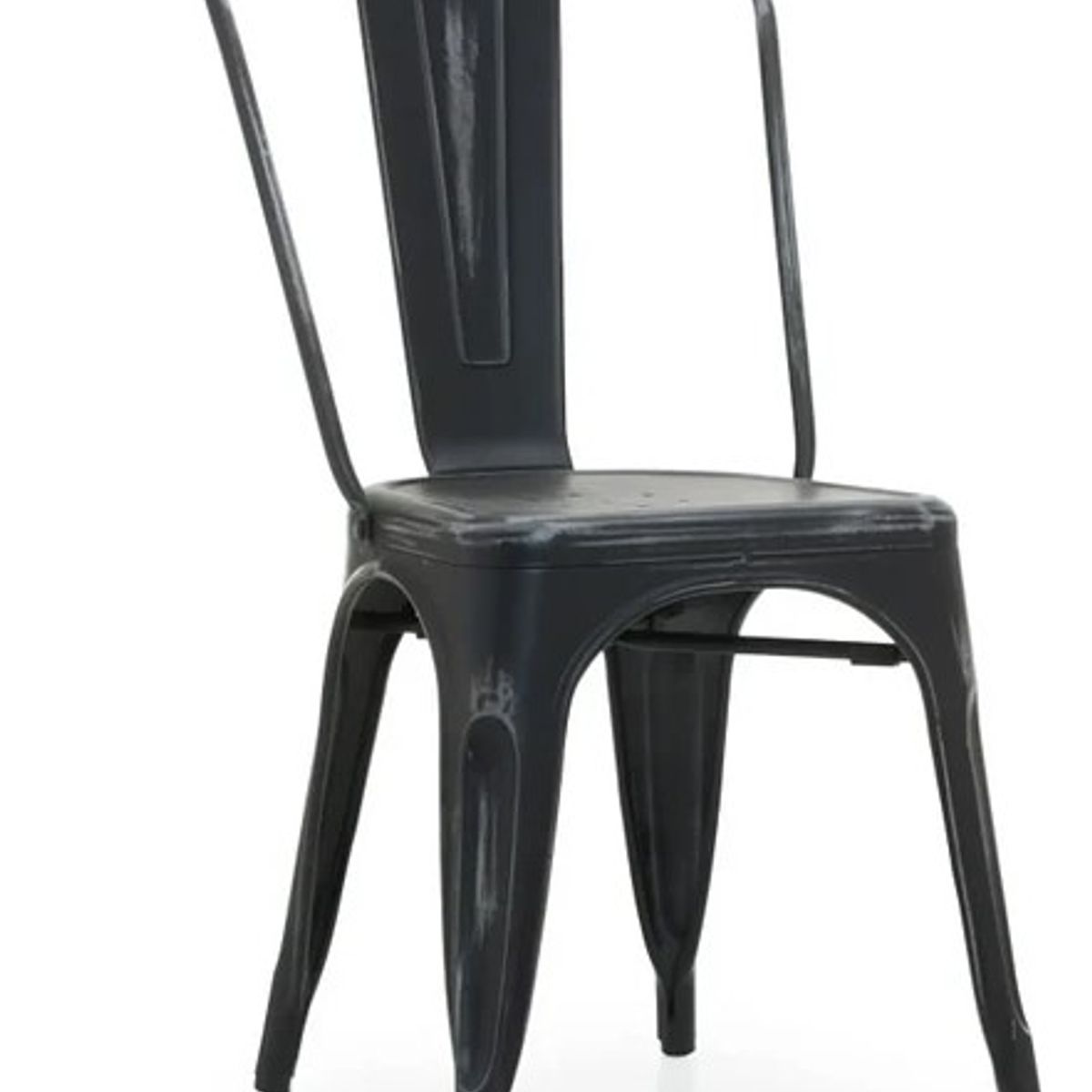 HABITA2 CHILE - Silla tolix metálico para comedor - Negro
