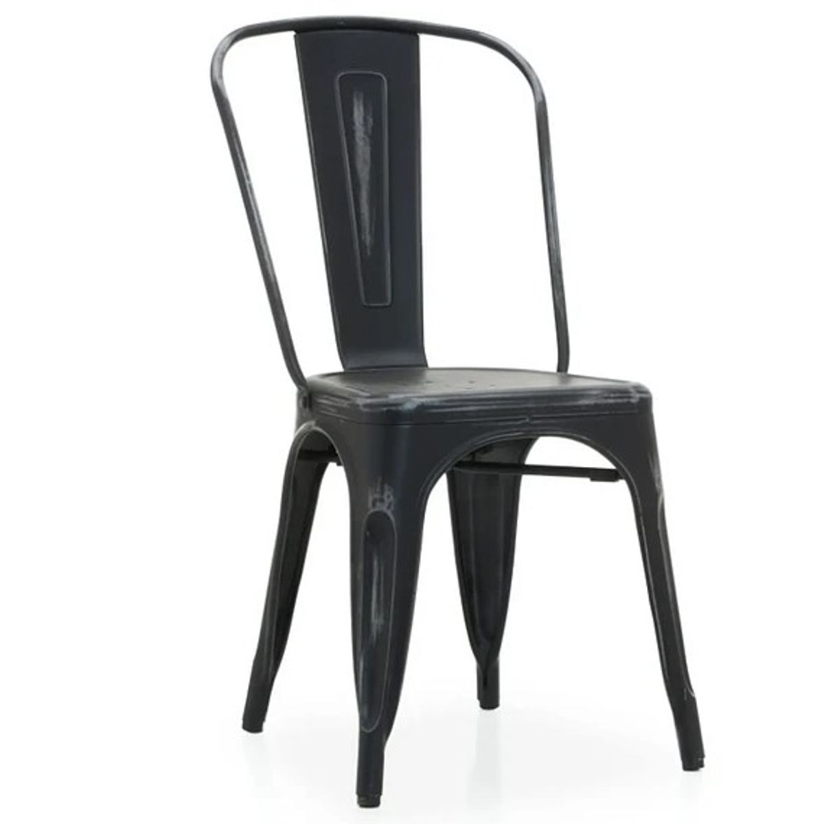 HABITA2 CHILE - Silla tolix metálico para comedor - Negro