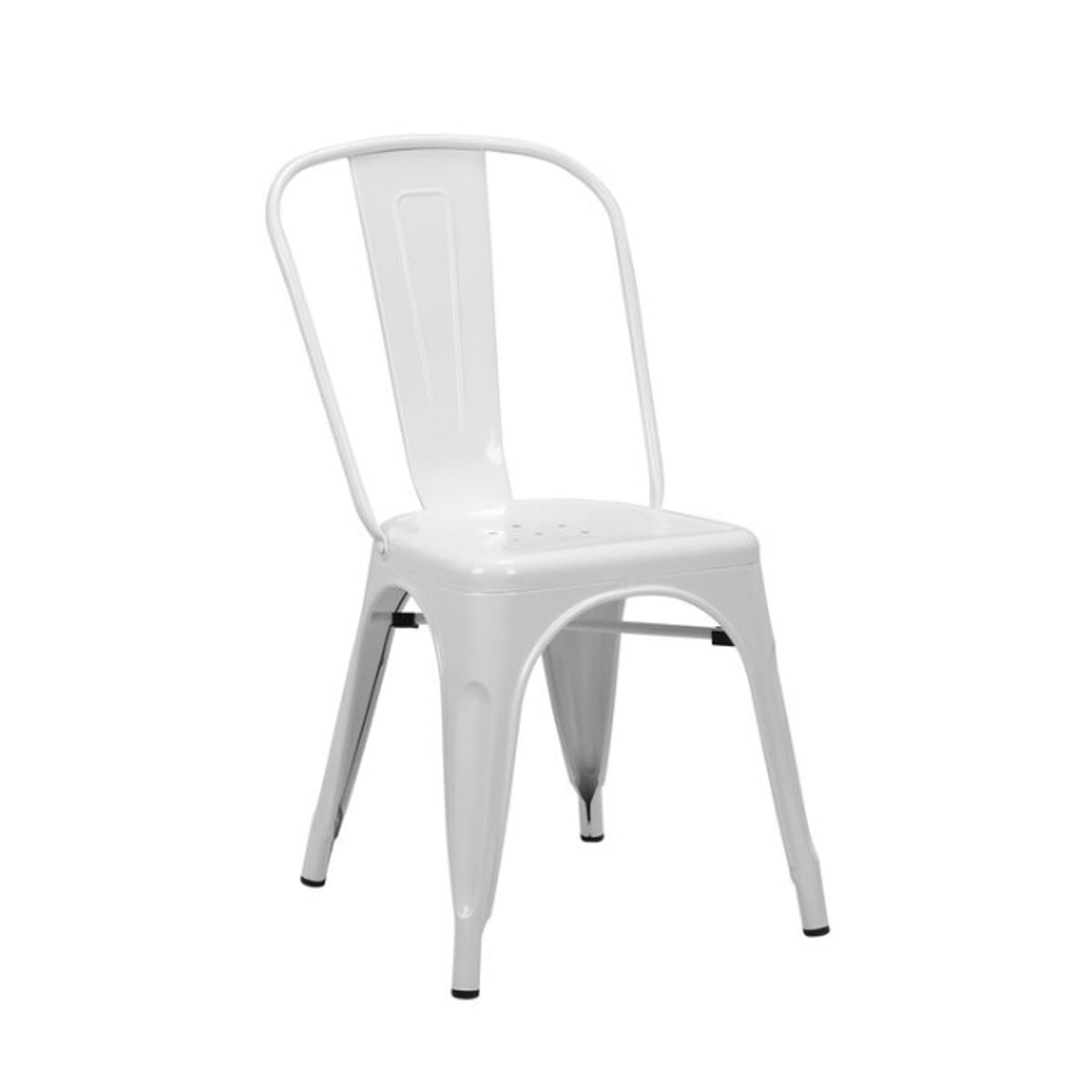 HABITA2 CHILE - Silla tolix metálico para comedor - Blanco