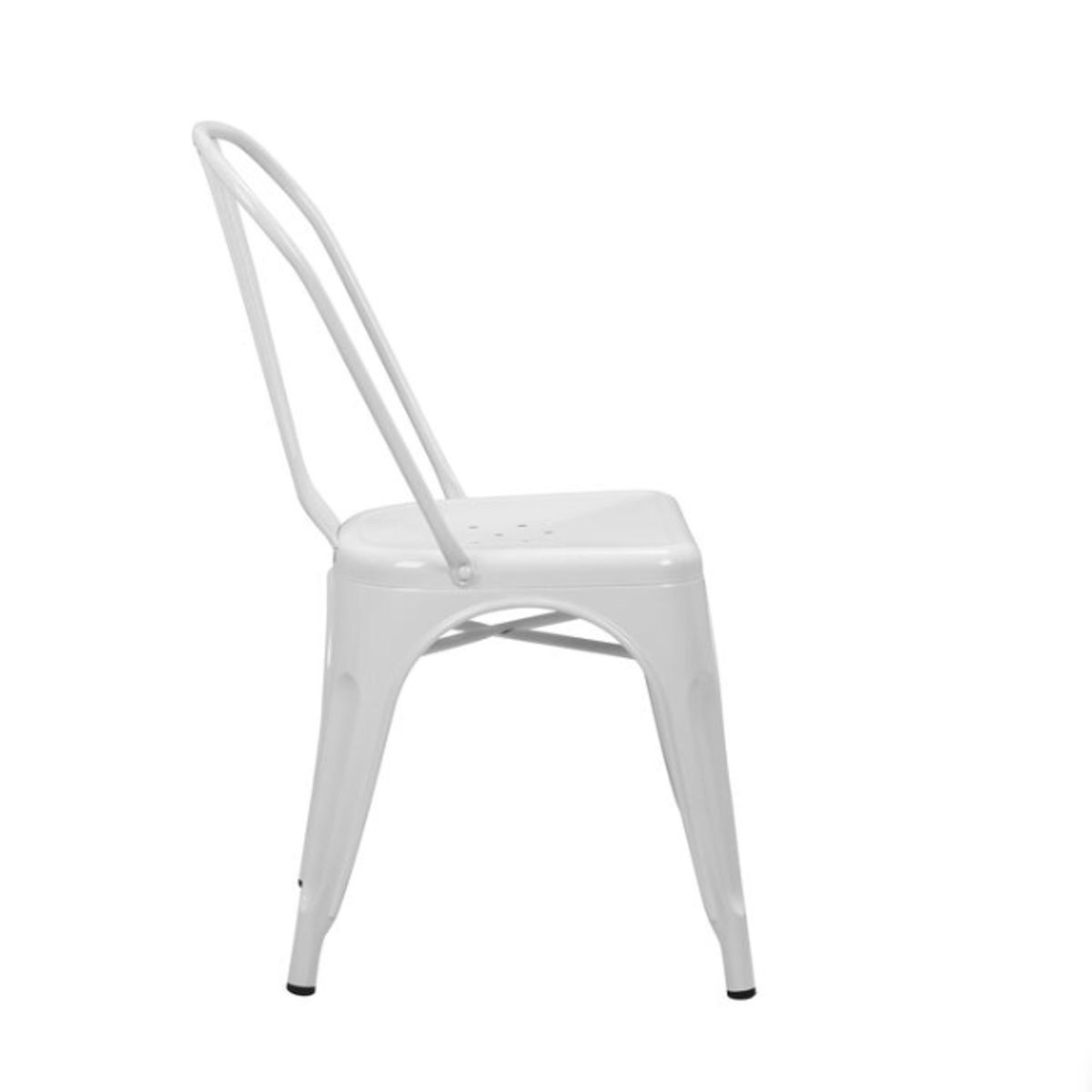 HABITA2 CHILE - Silla tolix metálico para comedor - Blanco