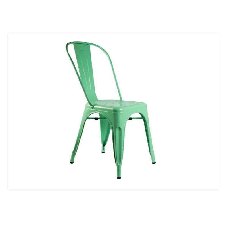 GENERICO - Silla tolix metálica para comedor - Menta