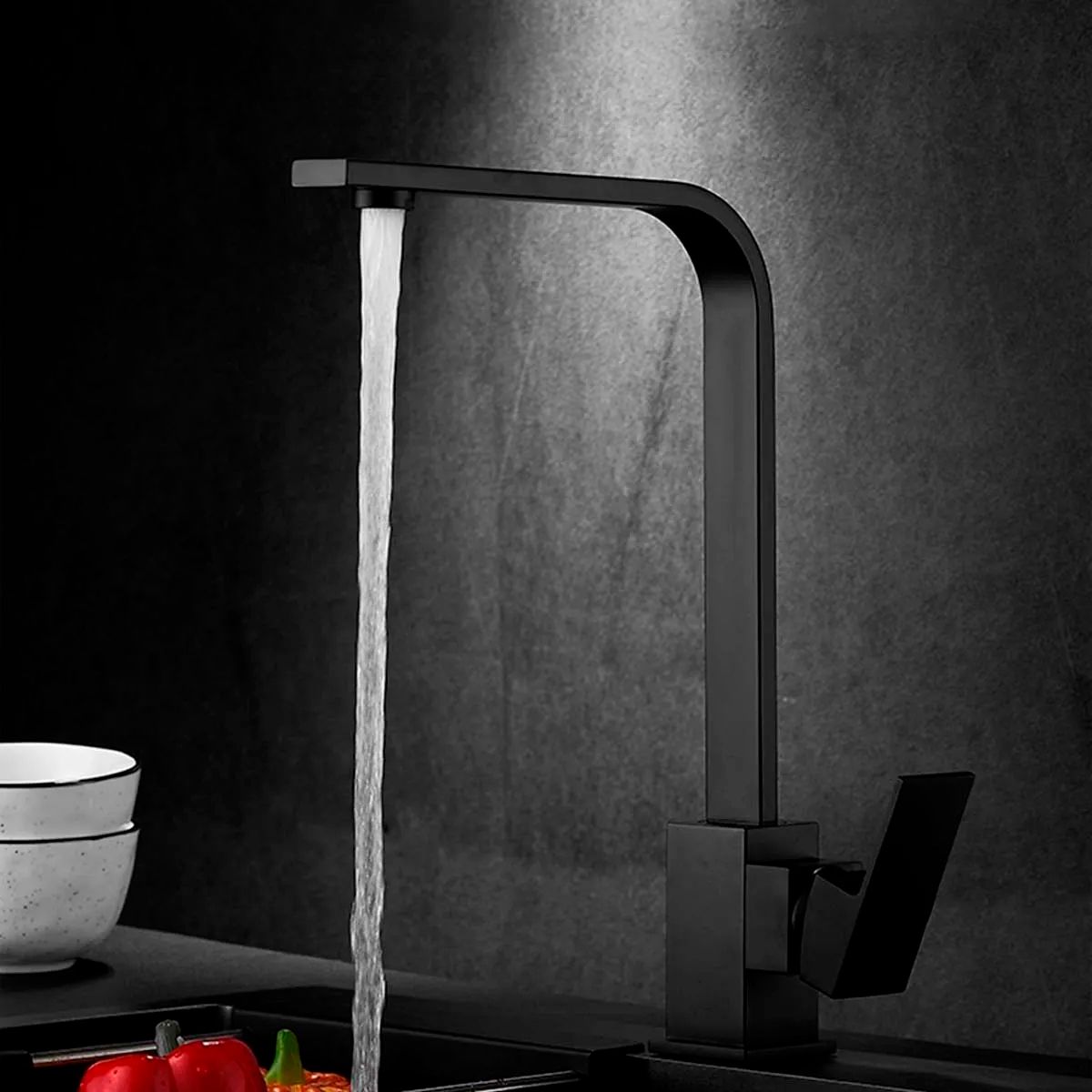 GENERICO - Llave Griferia Lavaplatos Cuadrado Cuello Giratorio Tap26