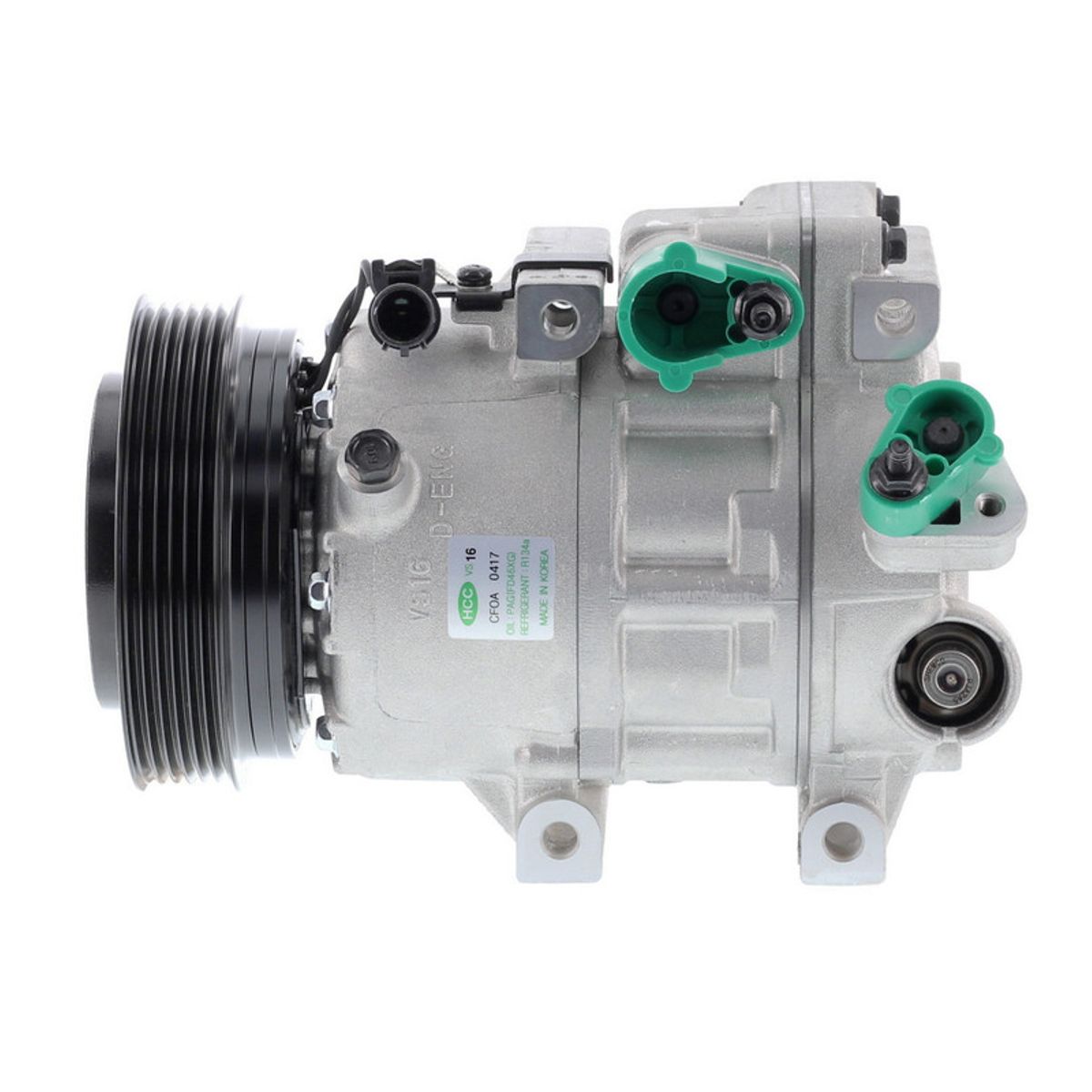 AMERICAN AIR - Compresor de AC VS16 6PK 12V 124MM OE HYUNDAI - HCC