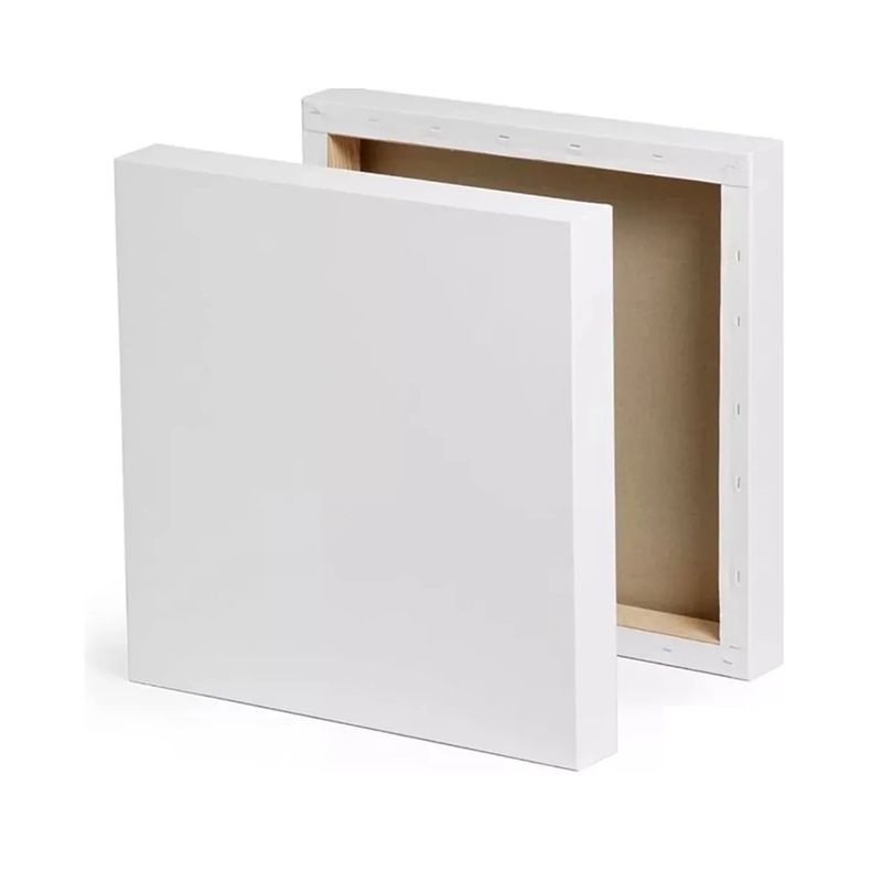 GENERICO - Lienzo Para Pintar Bastidor De Madera Lienzo Pintar 30x30cm