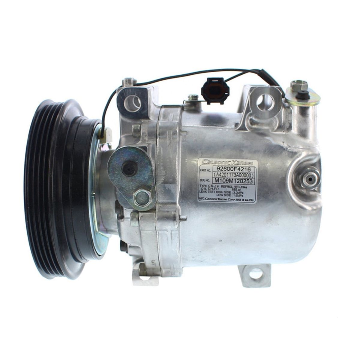 AMERICAN AIR - Compresor de AC CALSONIC CR14 4PK 12V 134MM MONTAJE DIRECTO