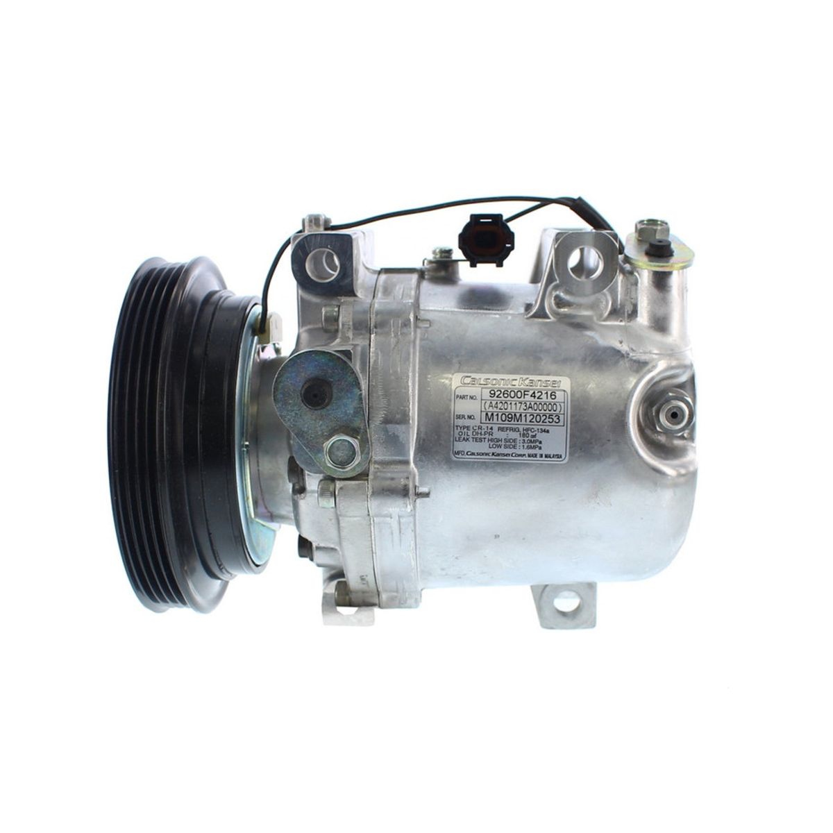 AMERICAN AIR - Compresor de AC CALSONIC CR14 4PK 12V 134MM MONTAJE DIRECTO