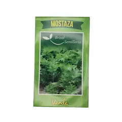 GENERICO - Semillas Certificadas Hortaliza Mostaza Verde Huerto