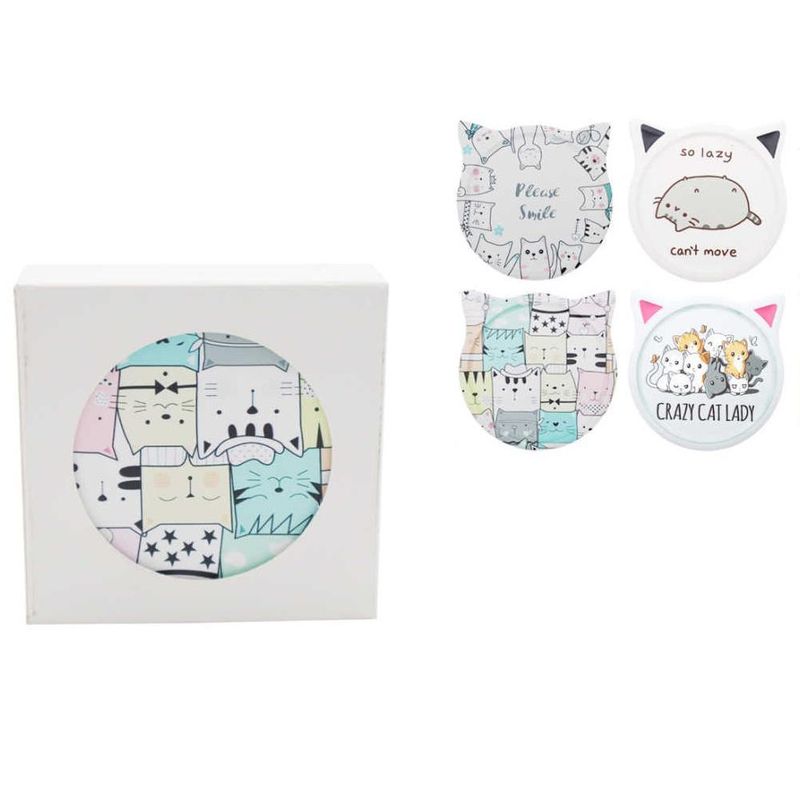 GENERICO - Pack x4 Posavasos Cerámica