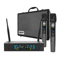 SKP - Micrófono Inalámbrico doble Profesional Clarity II