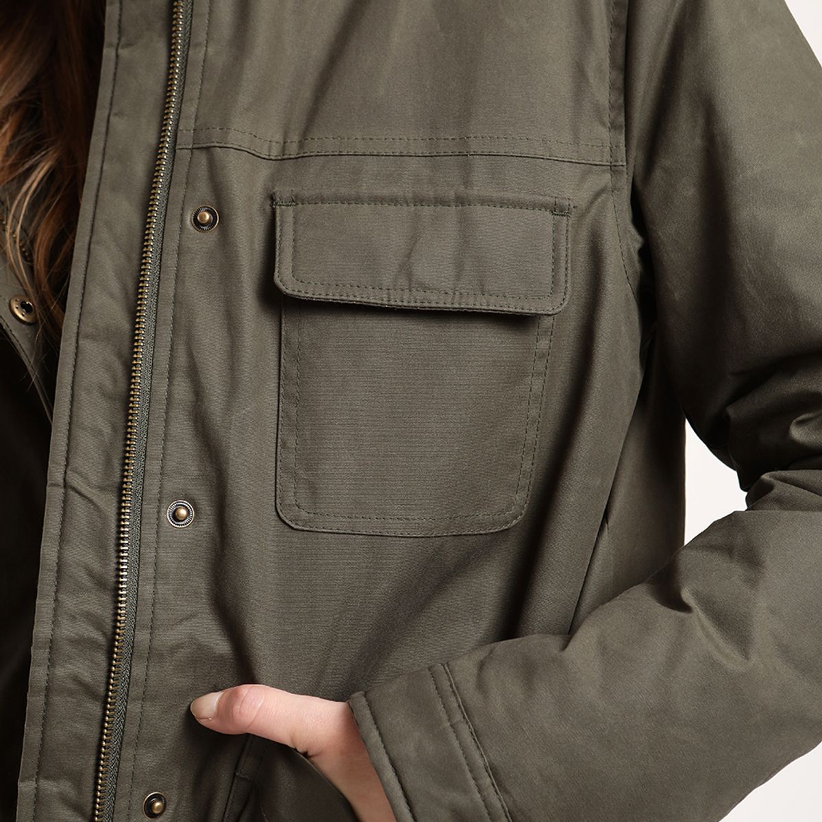 FROENS - Chaqueta Con Gorro Mujer Niebla Froens