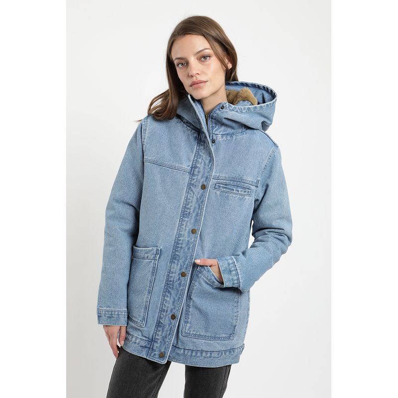 FROENS - Chaqueta Con Gorro Mujer Niebla Froens