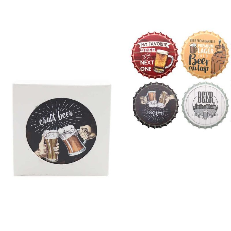 GENERICO - Pack x4 Posavasos de Cerámica