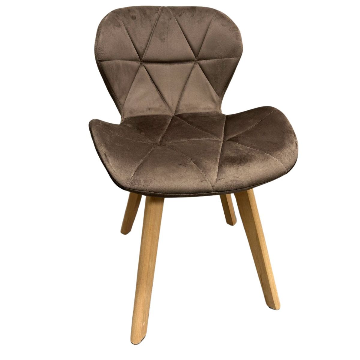 HABITA2 CHILE - Silla Velvet  - Chocolate