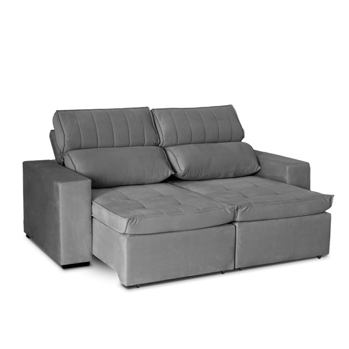 RE DECORA - Sofá 2 Cuerpos Toquio 184 cm Gris Oscuro