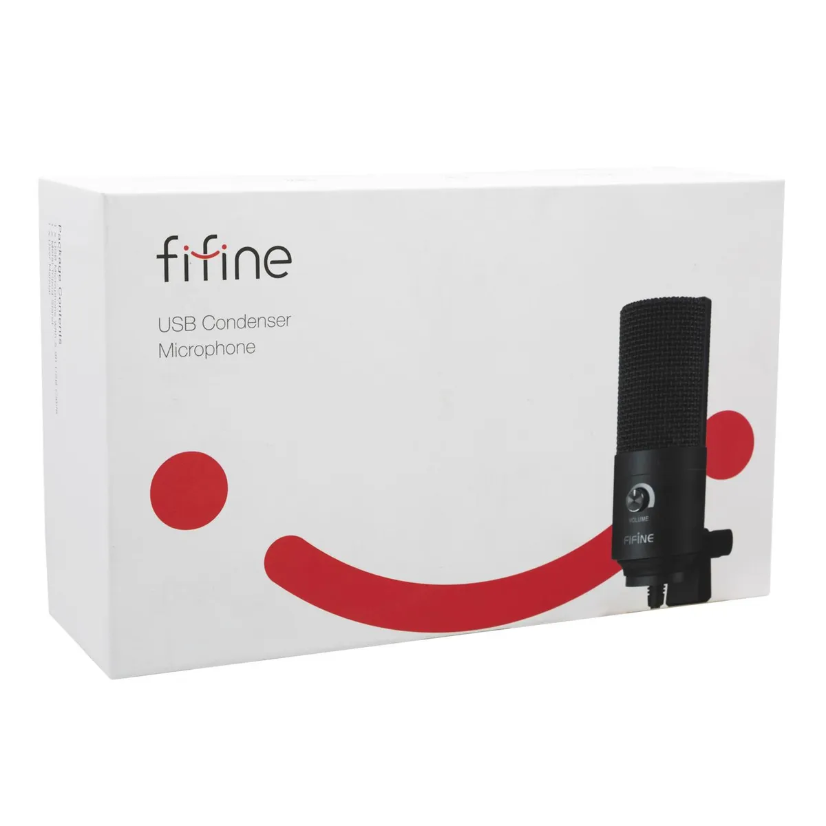 FIFINE - MICRÓFONO CONDESADOR NEGRO USB K669B 6951613991640 FIFINE