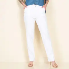 WADOS - JEANS RECTO CARGO TIRO ALTO PRETINA BASICA