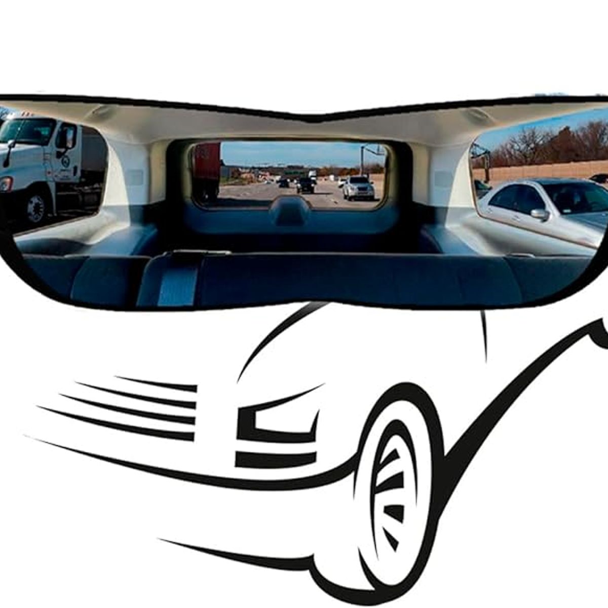 MOVI - Espejo Retrovisor Panorámico Gran Angular