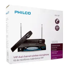 PHILCO - KIT MICROFONOS INALAMBRICOS VHF PRO