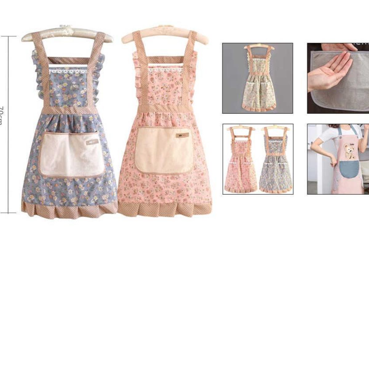 GENERICO - Delantal de Cocina Flores