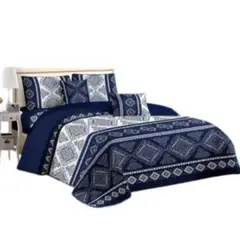 ANGELES DEL HOGAR - CUBRECAMA QUILT DE VERANO MAS JUEGO DE SABANAS PLAZA Y MEDIA