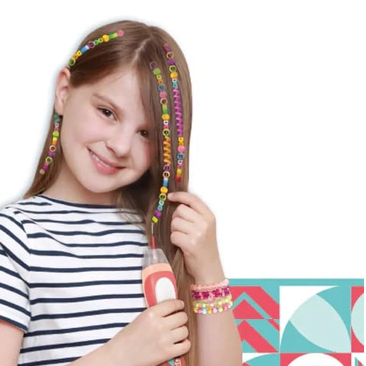 GENERICO - Set Juego Peinados Cabello Maquina Trenzas Juguete Niña