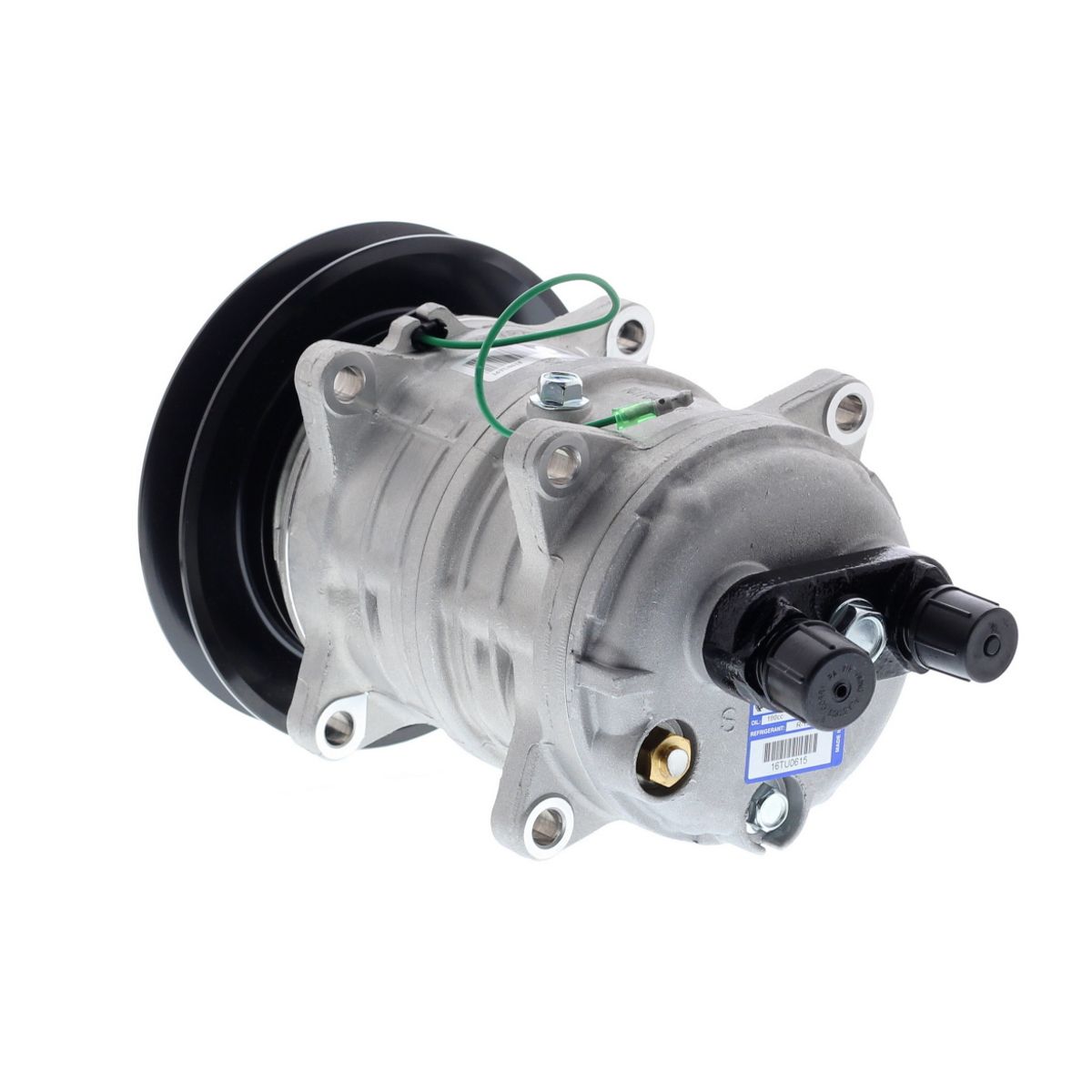 AMERICAN AIR - Compresor de AC TM16 1GRV 24V 159MM SALIDAS HORIZONTAL QUE