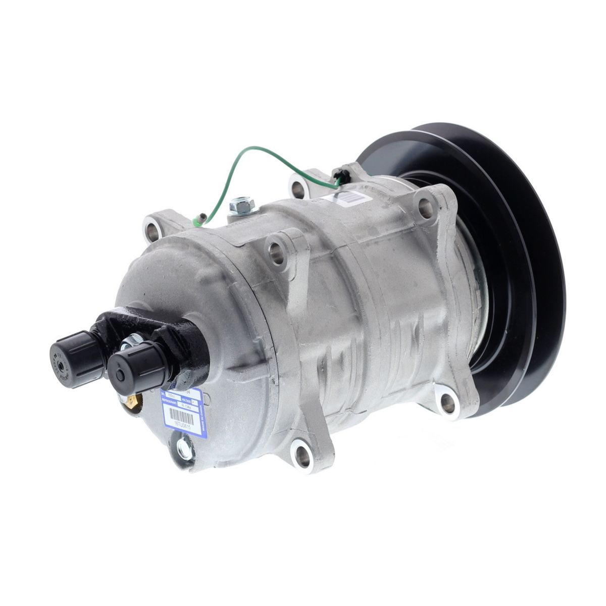 AMERICAN AIR - Compresor de AC TM16 1GRV 24V 159MM SALIDAS HORIZONTAL QUE