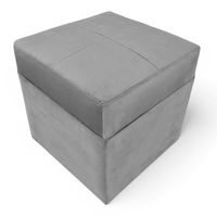 Pouf Murcia - Felpa Gris