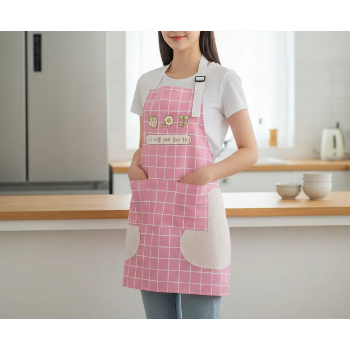 GENERICO - Delantal de Cocina Cuadros