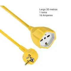 HALUX - Alargador Extension Pro 30m 16a Schuko