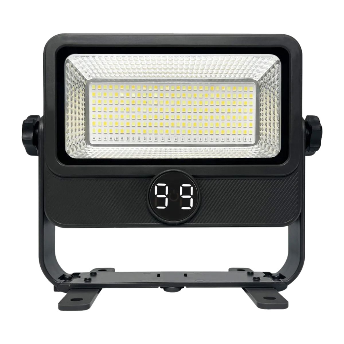 BOLT - Proyector Solar 10w Led Con Usb Negro Luz Dia/calida/rb