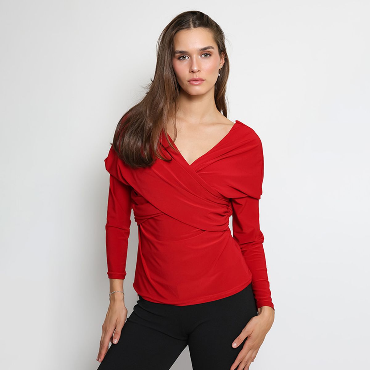 NATALIA SEGUEL - Polera Suri Rojo Natalia Seguel