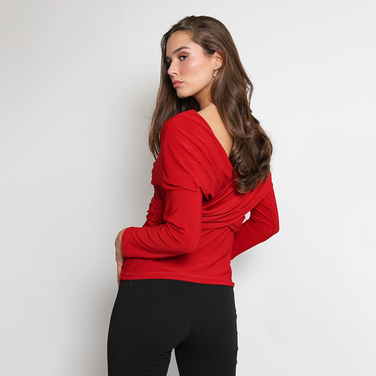 NATALIA SEGUEL - Polera Suri Rojo Natalia Seguel