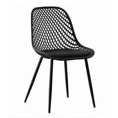GENERICO - Silla de Comedor Inglesa con Cojin Ecocuero