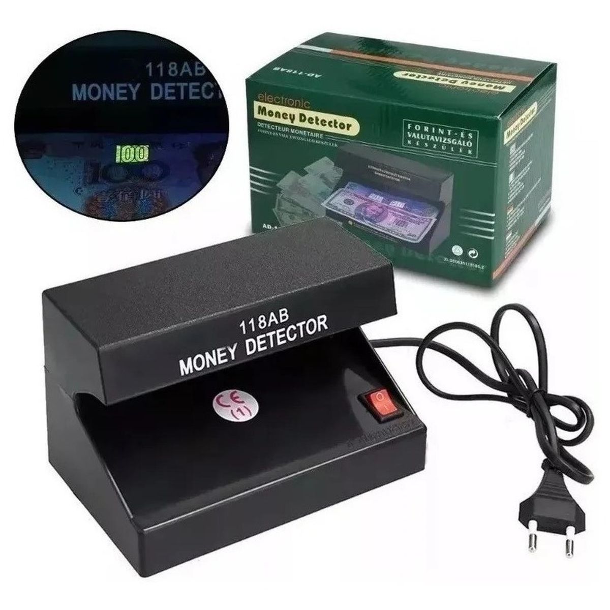 GENERICO - DETECTOR DE BILLETES FALSOS 4W DL-01