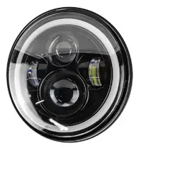 GENERICO - 1 Faro Led Ángel Ojo 7 Wrangler Para Jeep Vocho Redondos Rgb